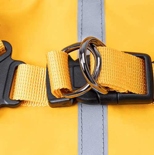 Imperméable À Capuche avec Harnais Intégré & Poche