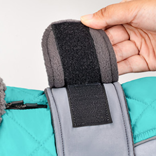 Gilet Matelassé Doublé Polaire avec Col Mouton