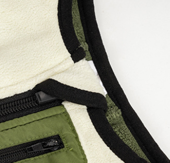 Combinaison Polaire 2-en-1 avec Cache-Col Amovible