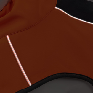 Manteau Softshell Doublé Polaire avec Col Haut