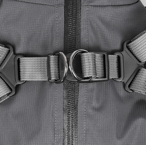 Imperméable 4 Pattes avec Harnais Intégré