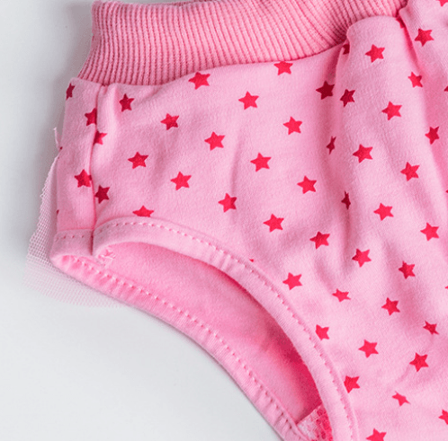 Culotte Hygiénique en Coton Imprimé Étoiles