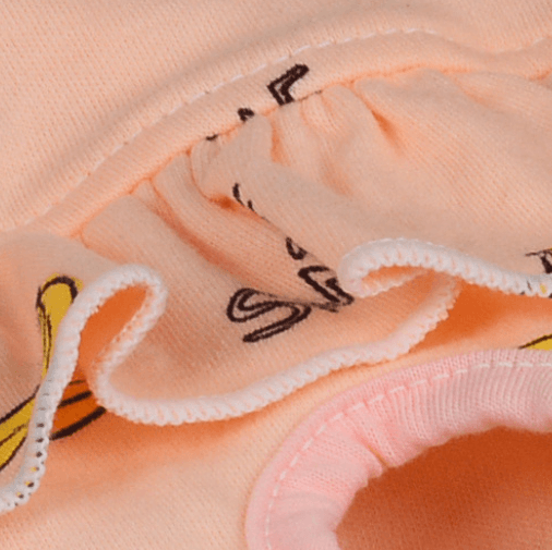 Culotte Hygiénique à Bretelles Imprimé Bananes